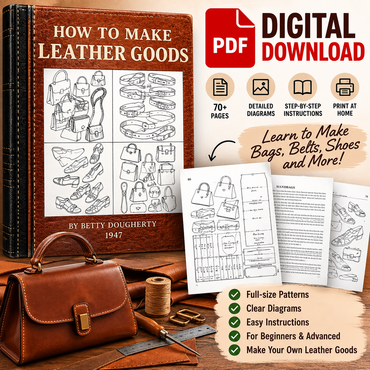 PDF digital download promotional graphic